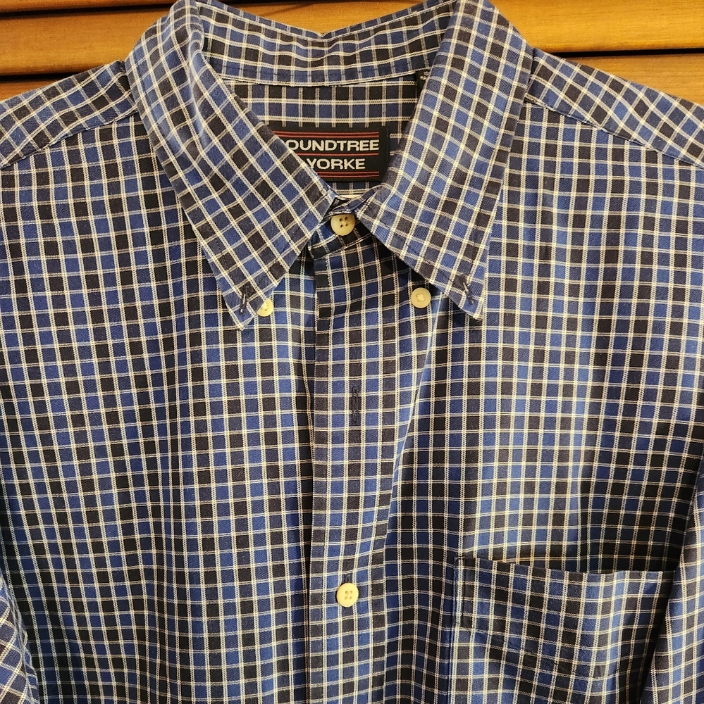 Roundtree & York button-down long sleeve shirt